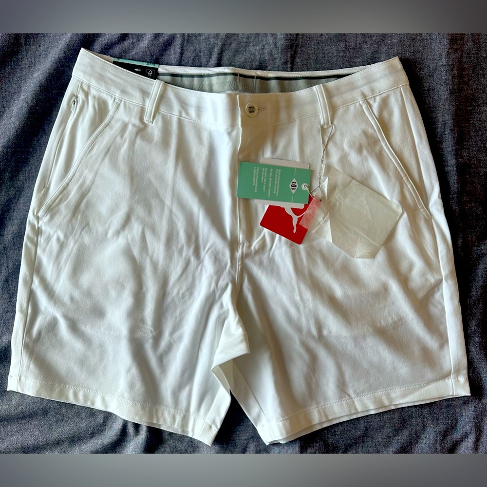 Puma White Athletic Shorts